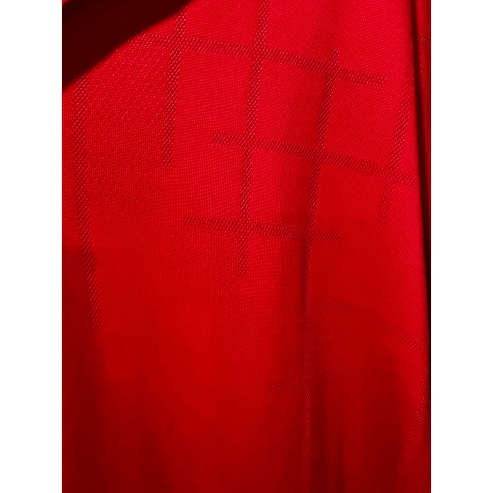 Nike Tiger Woods Collection Red Dri-FIT Golf Polo Shirt Mens XL Tonal Grid TW - Picture 4 of 5